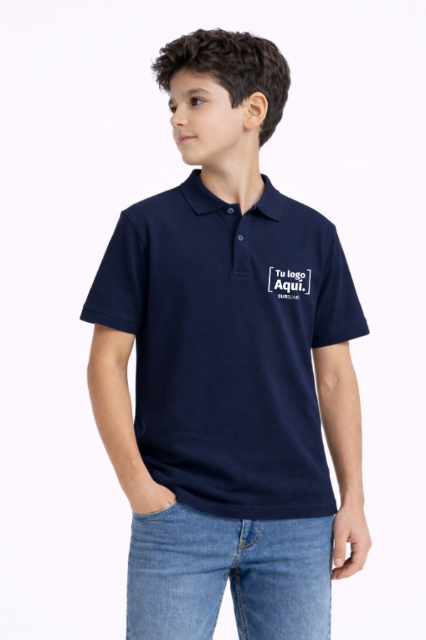 Producto - CHOMBA INFANTIL PIQUE PERSONALIZADA