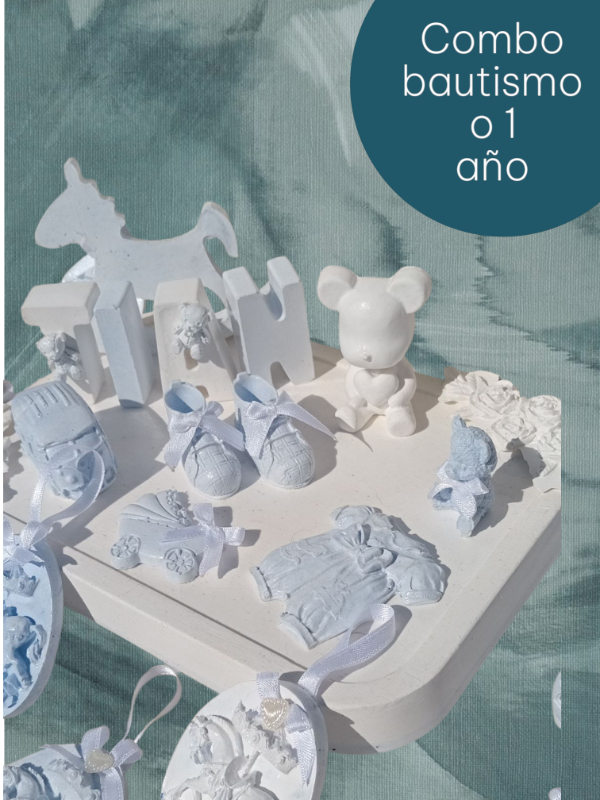 Producto - Kit bautismo o 1 año blanco