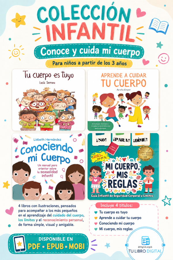 Producto - COLECCIÓN INFANTIL  CONOCE Y CUIDA MI CUERPO