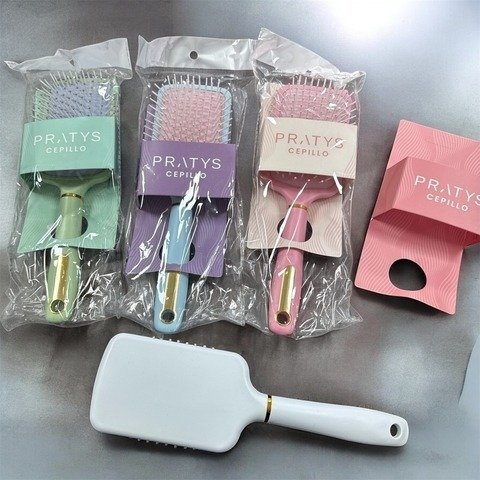 Producto - CEPILLO PARA EL PELO RECTANGULAR LISO PASTEL PRATYS