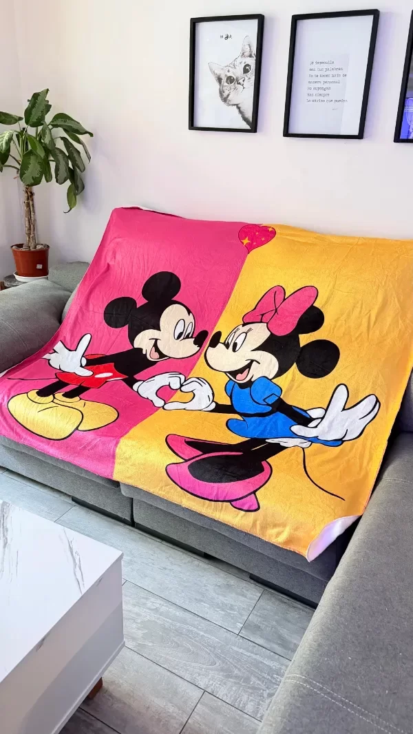 Producto - Manta Polar Mickey y Minnie