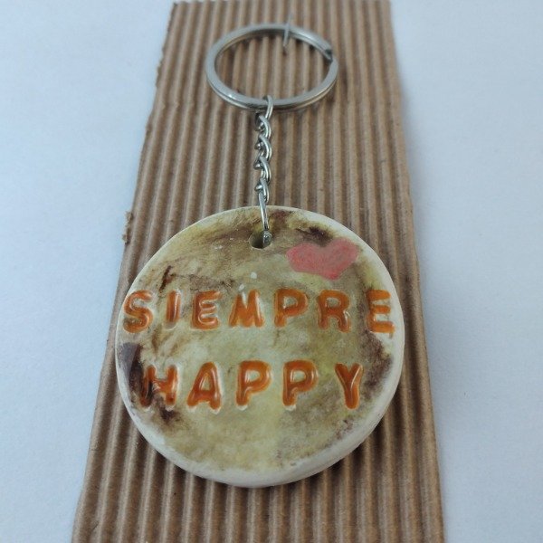 Producto - Llavero "Siempre happy"