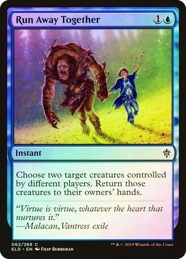 Producto - Run Away Together Foil  Throne of Eldraine