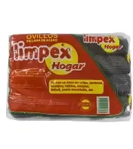 Producto - Lana De Acero Limpex Ovillitos X 12 U