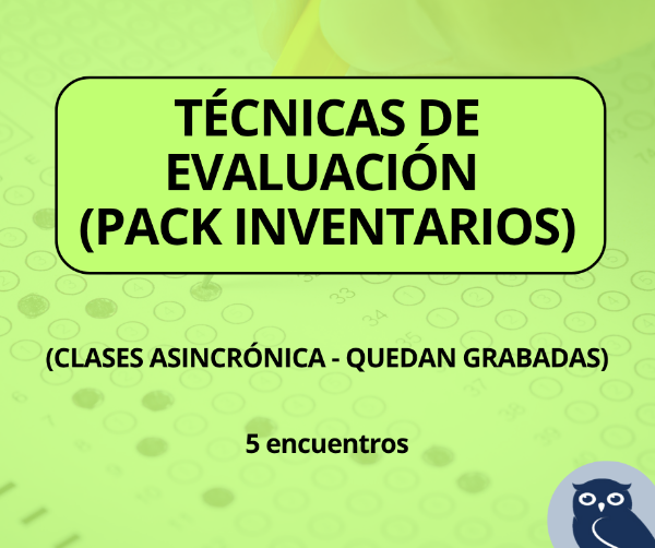 Producto - Técnicas de Evaluación (Pack Inventarios) - 0