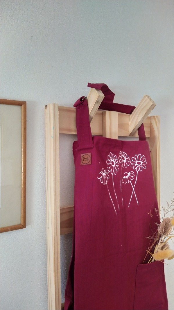 Producto - Delantal margarita, tusor pesado