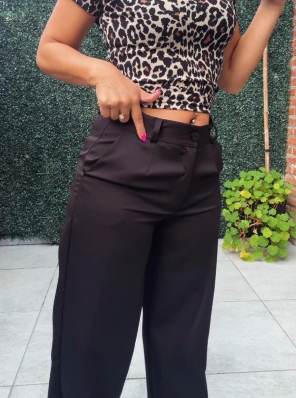 Producto - Pantalon sastrero negro - 0