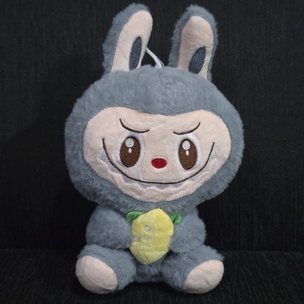 Producto - Peluche: Labubu con fruta [27 cm] (Gris)