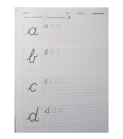 Producto - Cuaderno Caligrafia Plantec Cursiva - 1