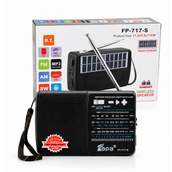 Producto - Radio AM/FM USB Solar