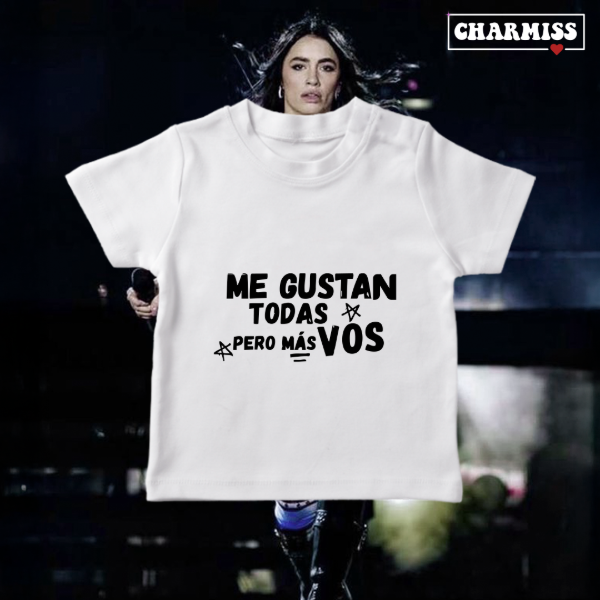 Baby tee me gustan todas pero más vos