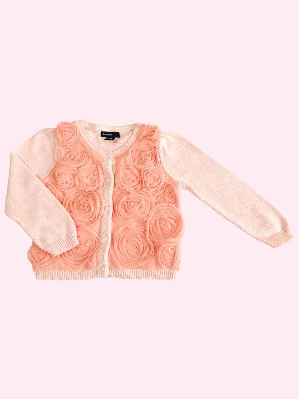 Producto - Saquito color salmon con tul GAP 18/24 meses