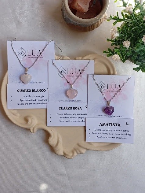 Producto - Collar piedrita corazón - Acero quirúrgico - 4