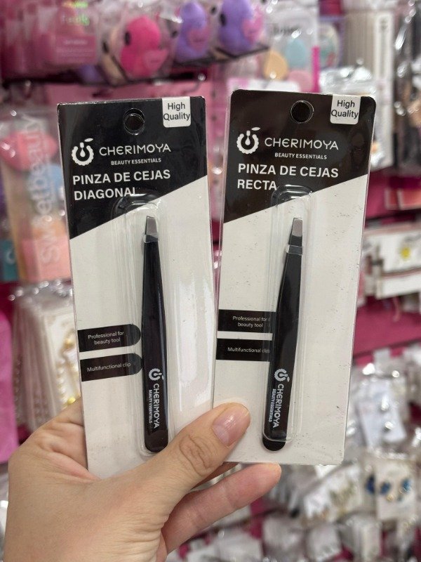 Producto - PINZA DE CEJAS DIAGONAL RECTA CHERIMOYA