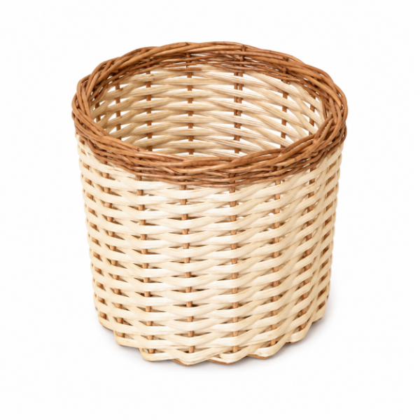 Producto - Canasto de Mimbre Combinado L (24 x 26)