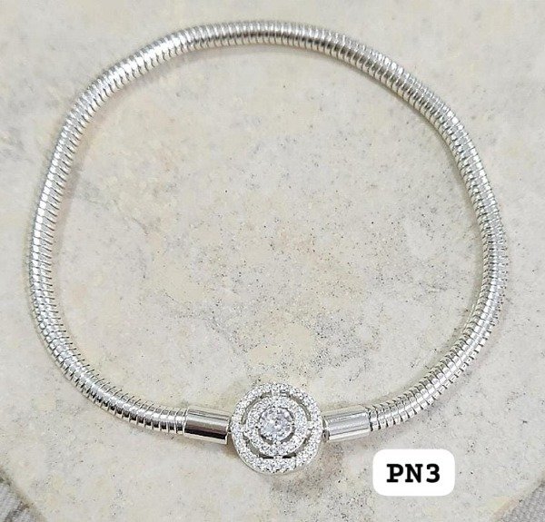 Producto - Pulsera estilo pandora círculo c/brillos