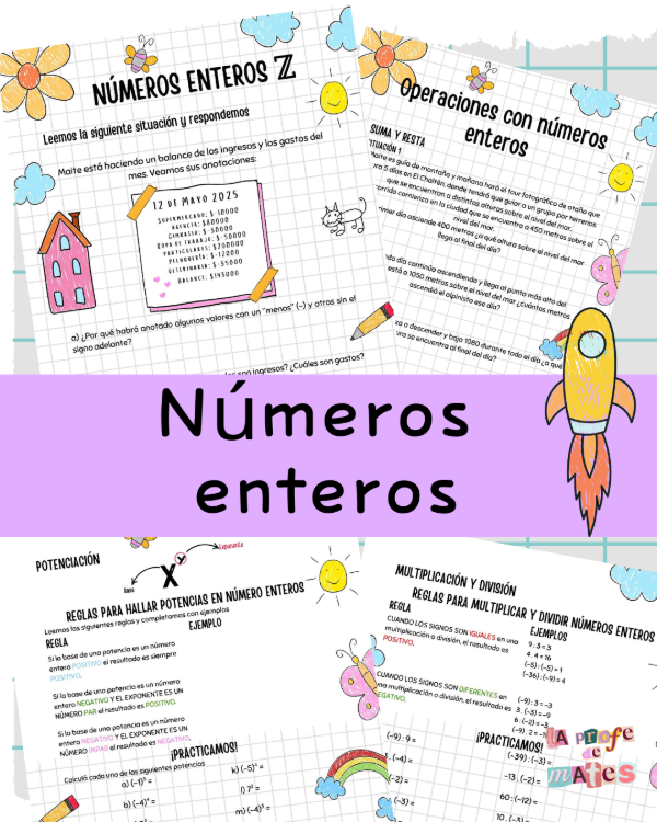 Producto - NÚMEROS ENTEROS