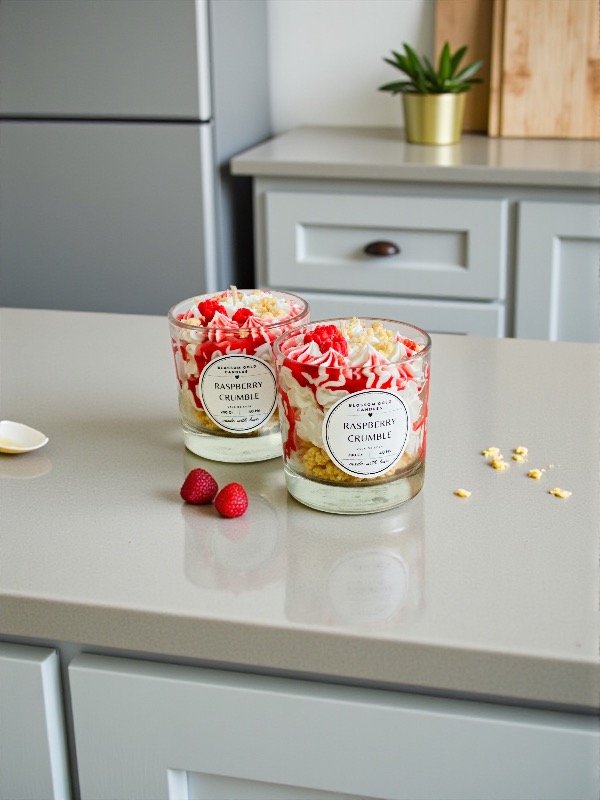 Producto - Vela Gourmet - Raspberry Crumble