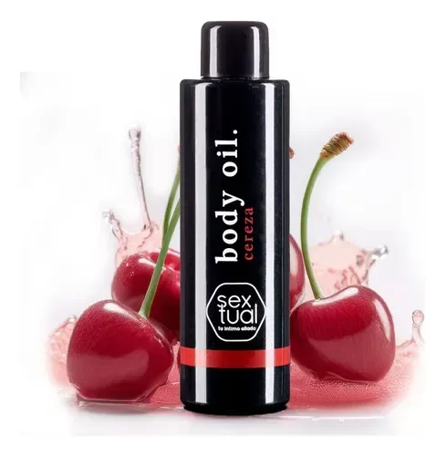 Producto - Aceite Para Masaje Saborizados Efecto Tibio Body Oil Sextual Cereza