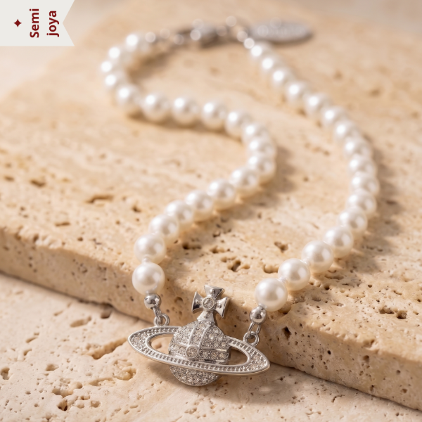 Producto - Gargantilla Vivienne Silver