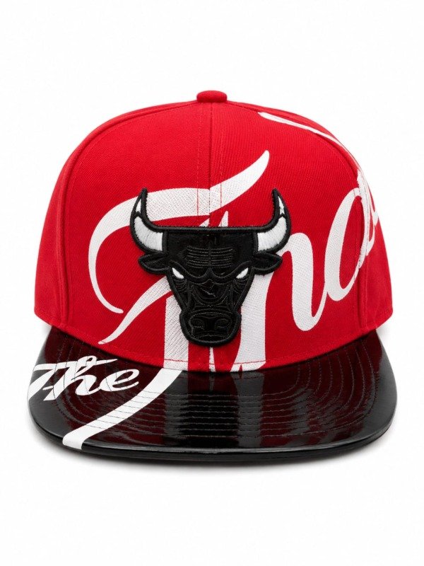 Producto - gorra plana Chicago the finals negra rojo