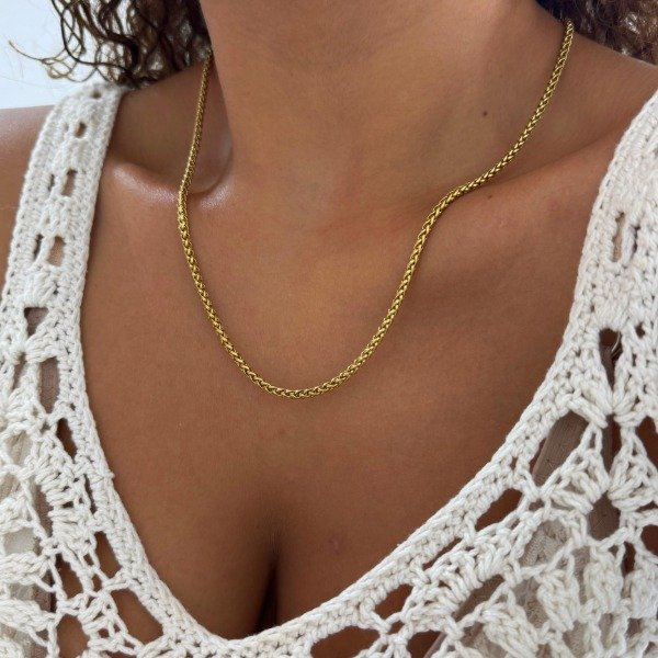 Producto - CADENA DORADA ESPIGA 3MMx55CM