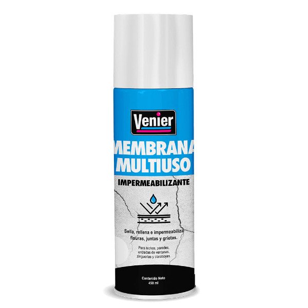 Producto - Aerosol Membrana Multiuso Impermeabilizante Venier 400ml Transparente