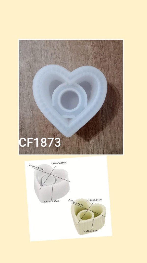 Producto - CORAZON PORTA VELA - CF1873