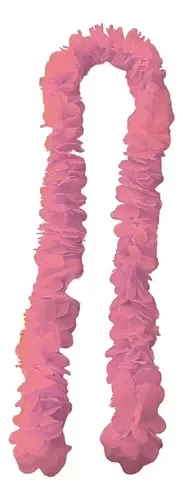 Producto - Boa flores seda rosa 1,80