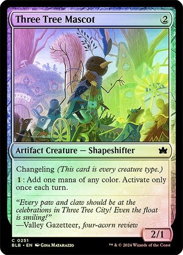 Producto - Three Tree Mascot Foil  Bloomburrow