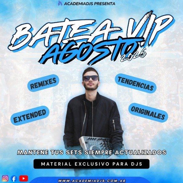 Producto - BATEA DE MUSICA VIP AGOSTO 2026