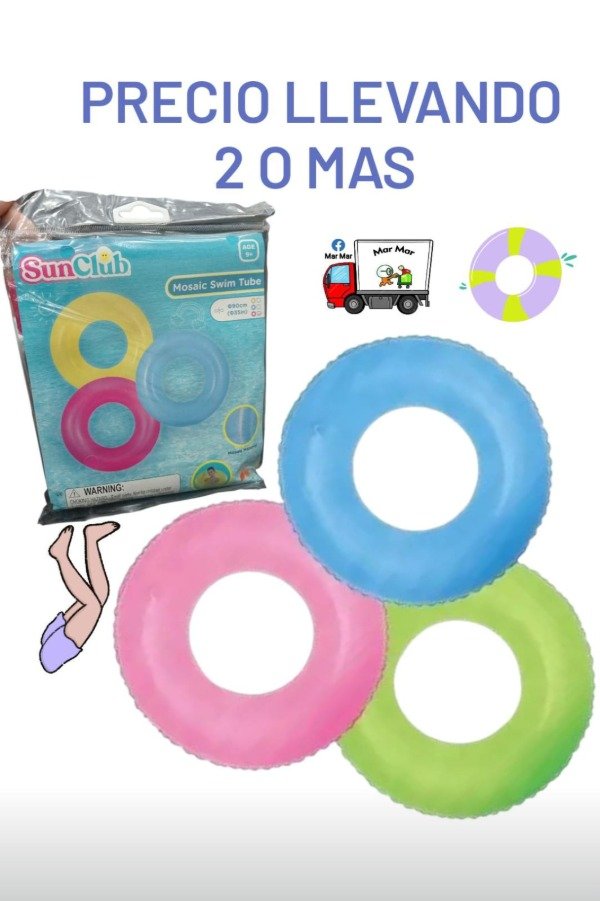Producto - Salvavidas aro colores (cantidad)