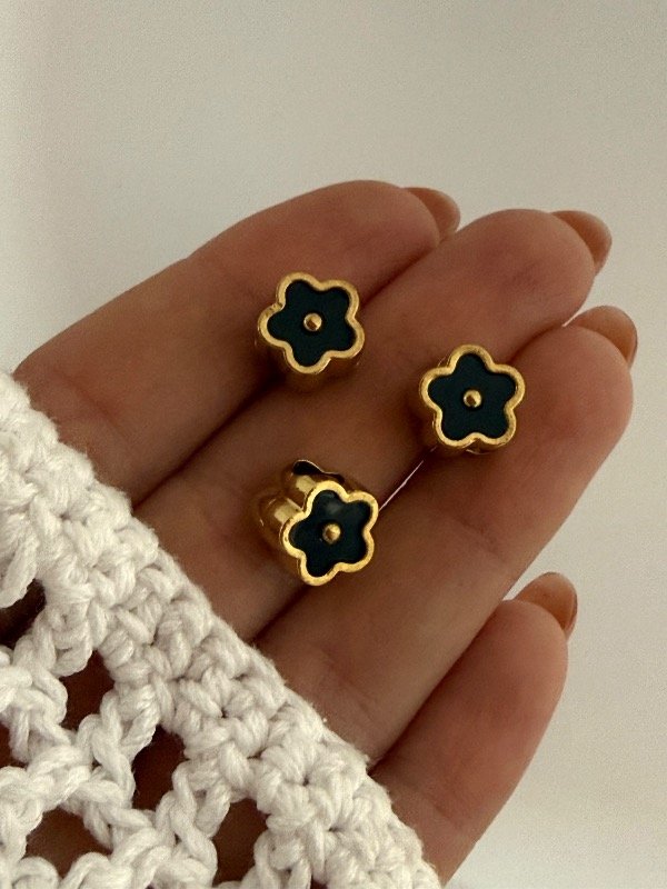 Producto - DD99 Dije para Pandora flor negra