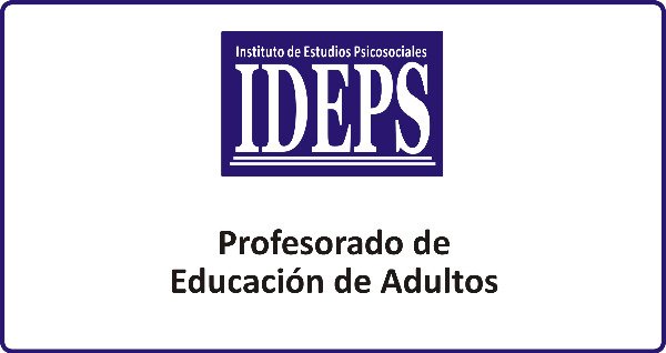 Producto - PROFESORADO DE EDUCACION DE ADULTOS a distancia