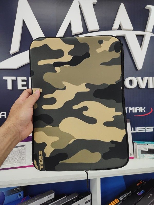 Producto - Funda Notebook Diseño Camo Verde Soul
