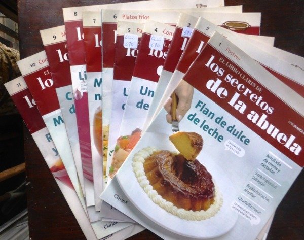 Producto - LOS SECRETOS DE LA ABUELA - COCINA 11 FASCICULOS - BLANCA COTTA  CLARIN COMPLETA