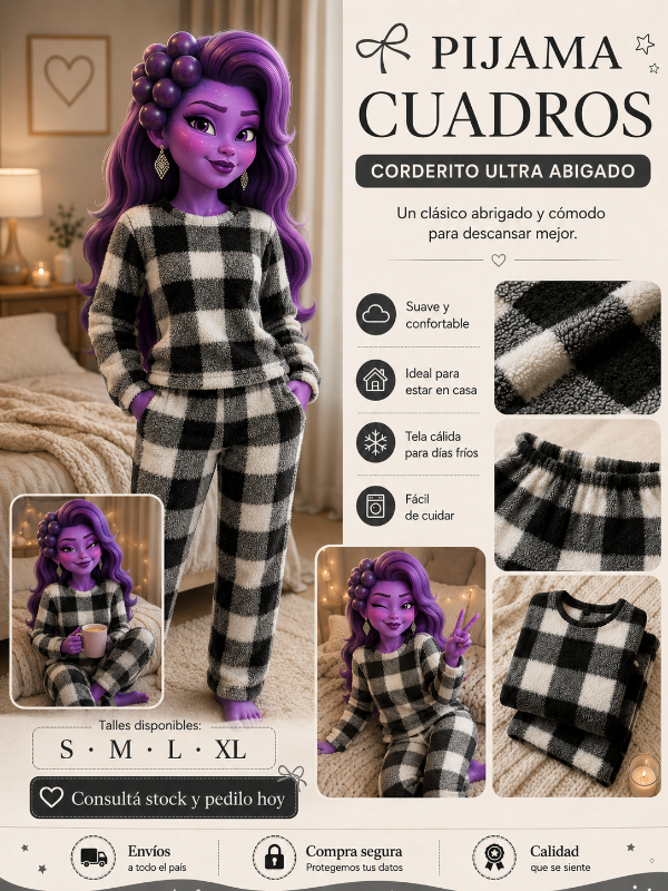 Producto - Pijama de cuadrados