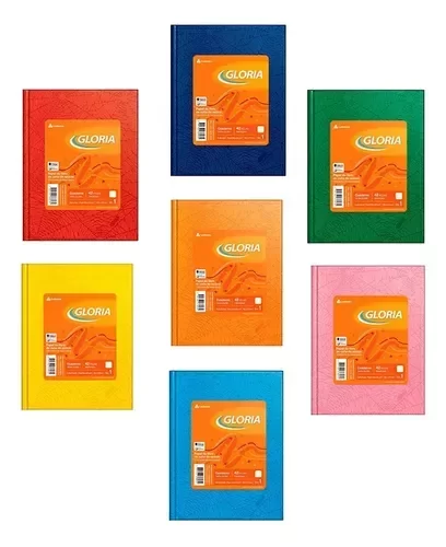 Producto - CUADERNO 16X21 RAYADO T/D ARAÑA CELESTE 42H GLORIA