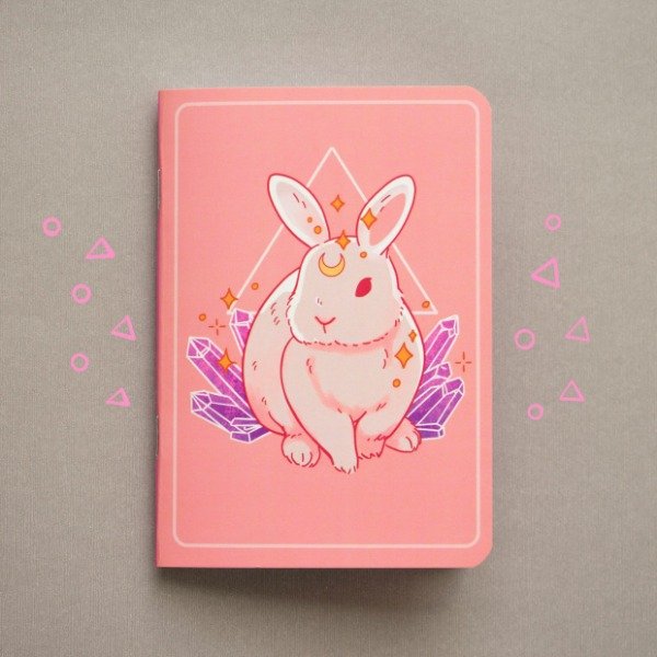 Producto - Libreta conejo lunar A6