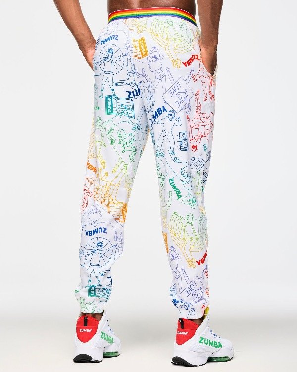 Producto - Zumba Elastic Waistband Slouch Woven Pants - 6