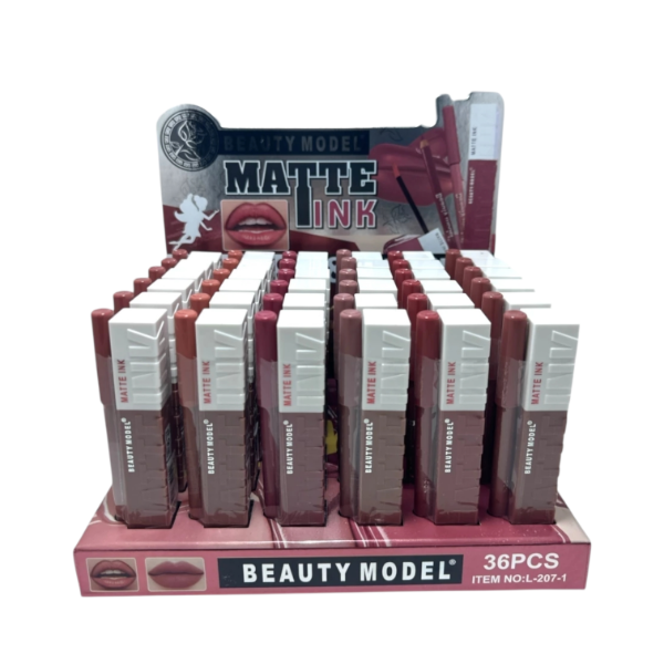 Producto - LABIAL LIQUIDO + DELINEADOR MATTE INK BEAUTY MODEL L-207-1