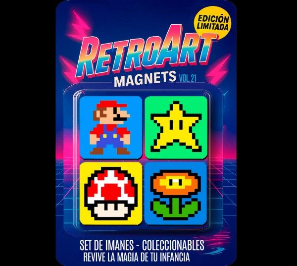 Producto - Set de Imanes Super Mario Bros