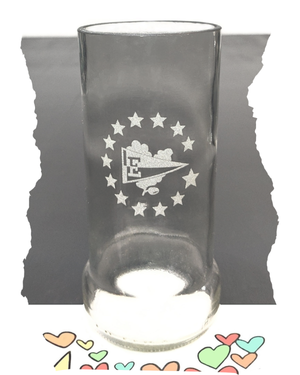 Producto - Vaso de botella reutilizada Estudiantes de La Plata