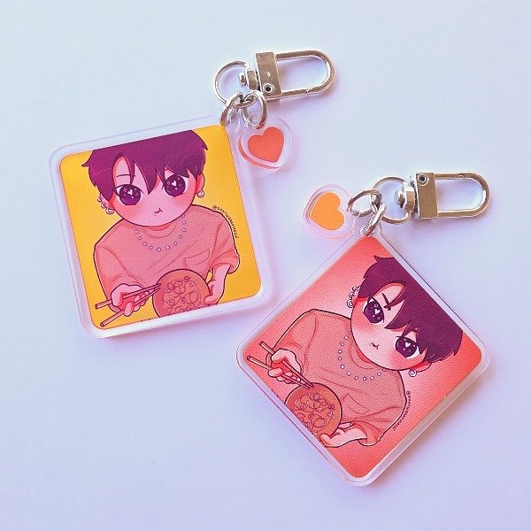Producto - Llavero Jungkook Comiendo! - 0