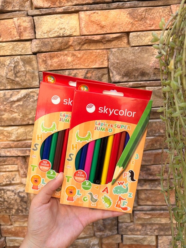 Producto - Lápices Skycolor SÚPER JUNBO