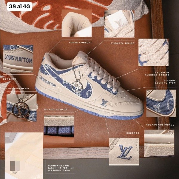 Producto - LINEA SOFI !! Dunk Louis Vuitton calidad premium