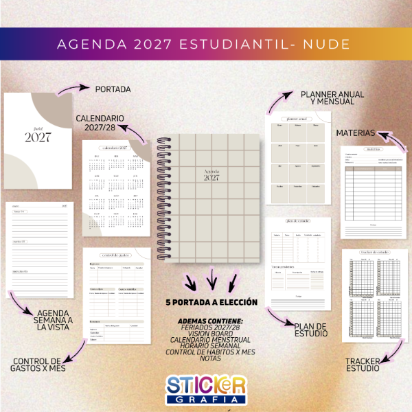 Producto - Agenda 2027 Estudiantil Nude