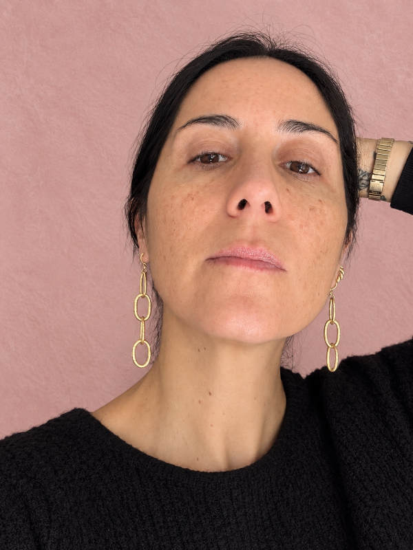 Producto - Aros Cadena Oro - 1