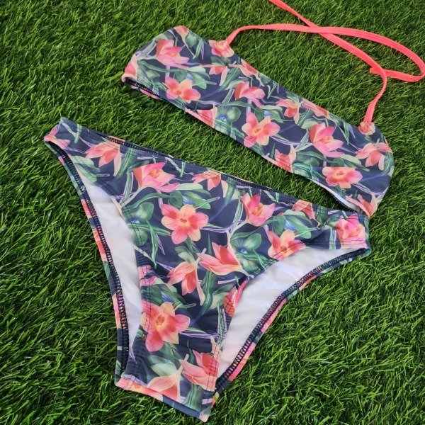 Producto - Bikini Juvenil niña Estampa Azul