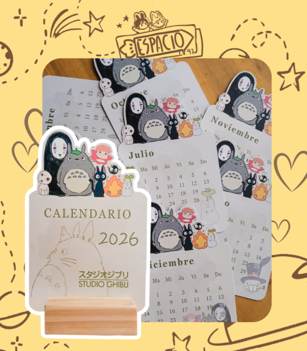 Producto - Calendario 2026 Studio Ghibli